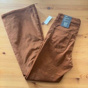 GAP Soft Vintage Flare Corduroy Pants in Brown